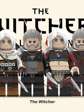 The Witcher Geralt of Rivia Custom Building Block Minfigures birthday gift